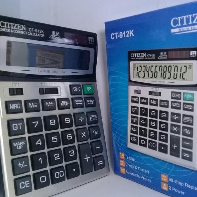 

BISA COD KALKULATOR CITIZEN CT-912K CALCULATOR baterai aa mudah 12 digit cek ulang dengan KUALITAS 912 K an-139