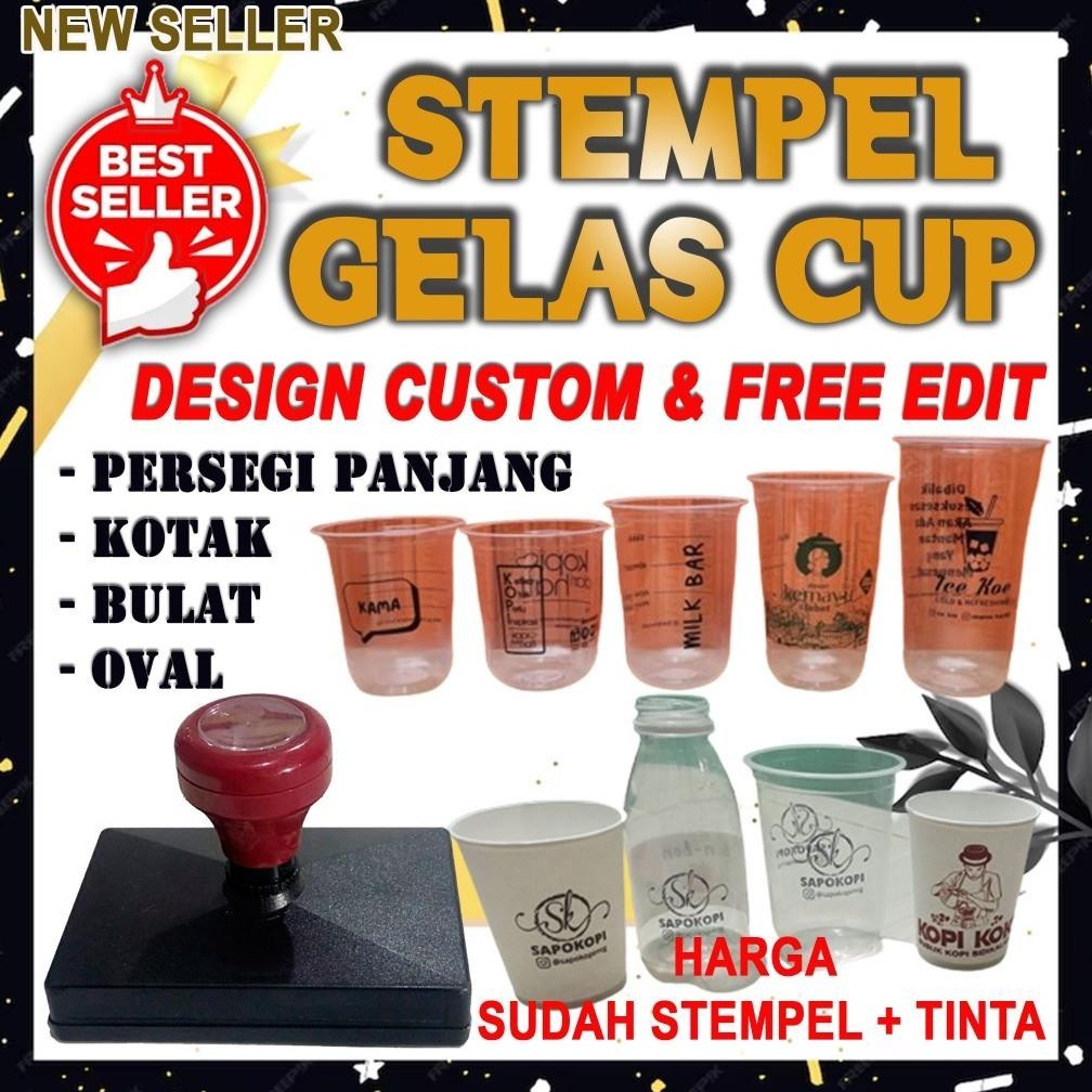 

TERLARIS stempel Gelas Cup / Plastik / Custom-Free Tinta 2er-54