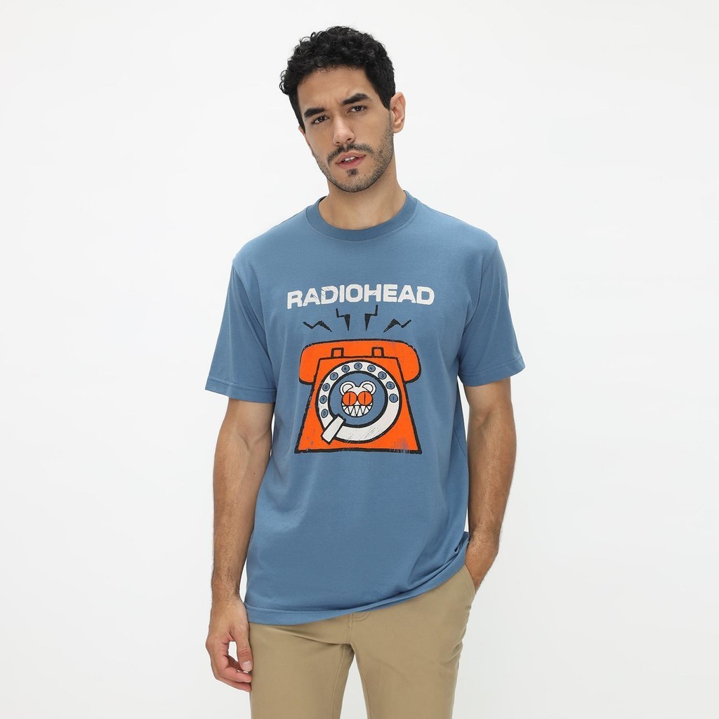 Kaos Pria Band Radiohead Paranoid Vintage Trafficroom