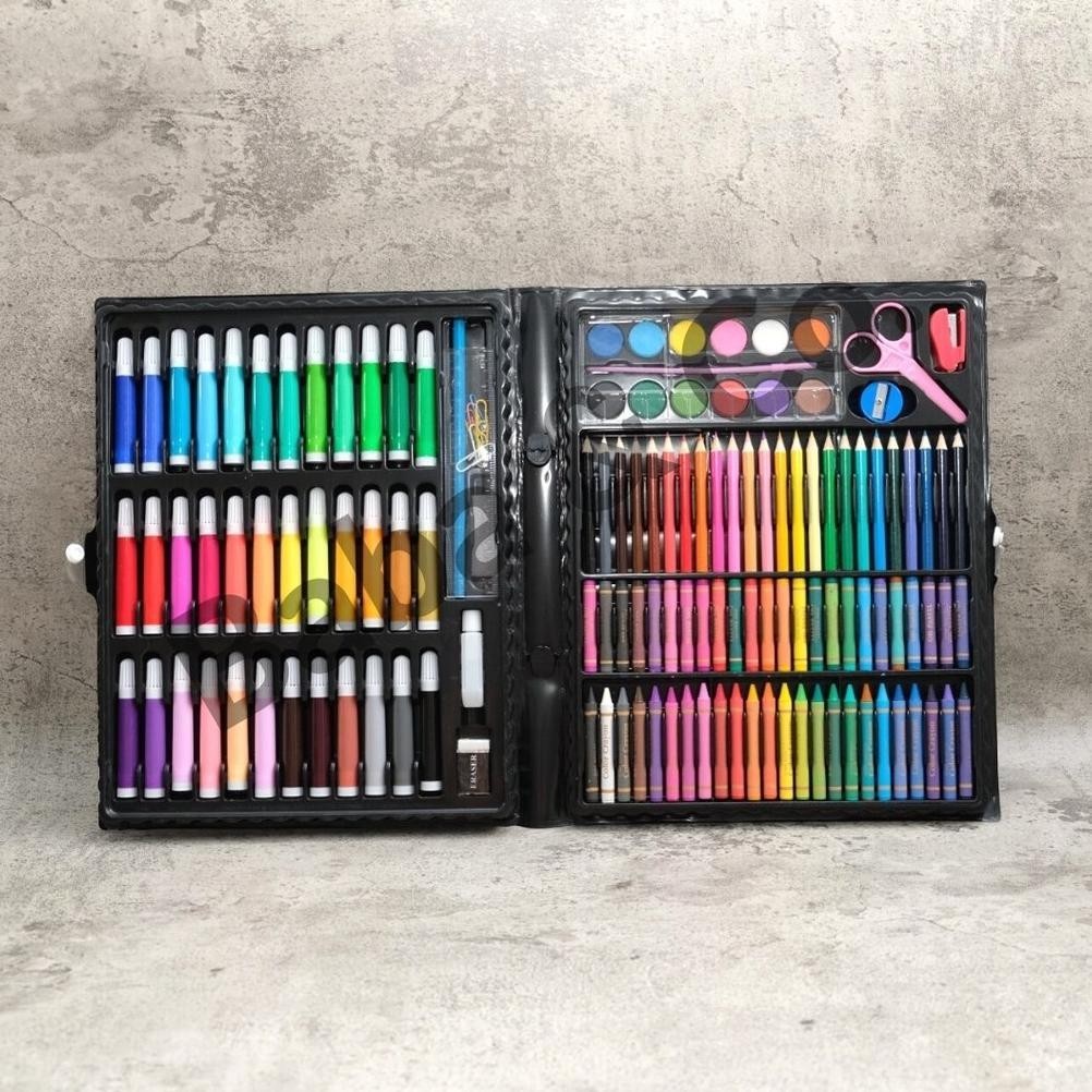 

H-4 Krayon Paket 150 In 1 Art Set Kubeixiong Kerayon Pensil Warna Water Colour Set Mewarnai Alat Tulis Sekolah Kantor Atk Murah Bisa Cod Promo