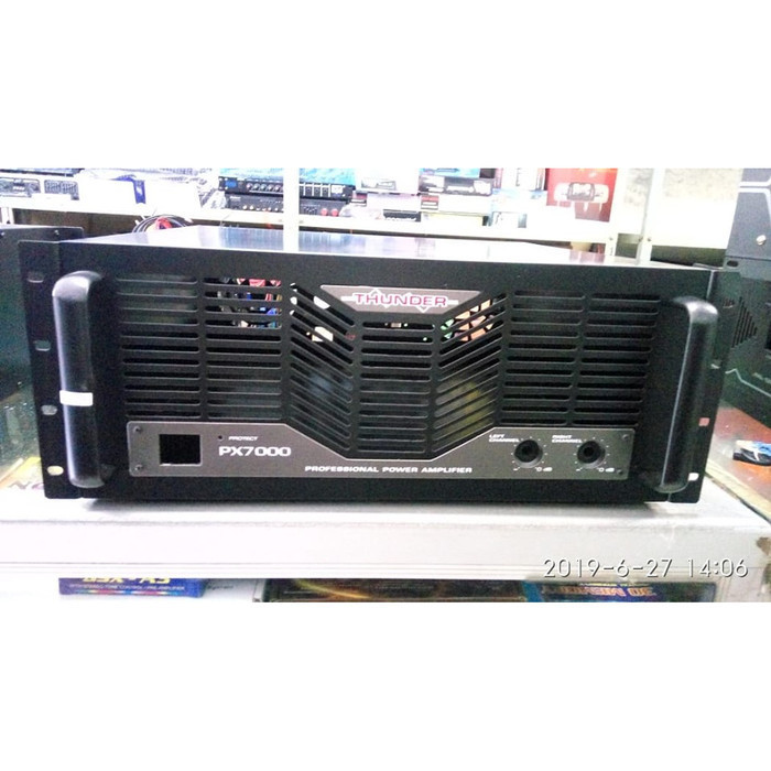 Terlaris Box Power Ampli Box Amplifier Thunder Px7000 Panel 4U Kosongan Tebal