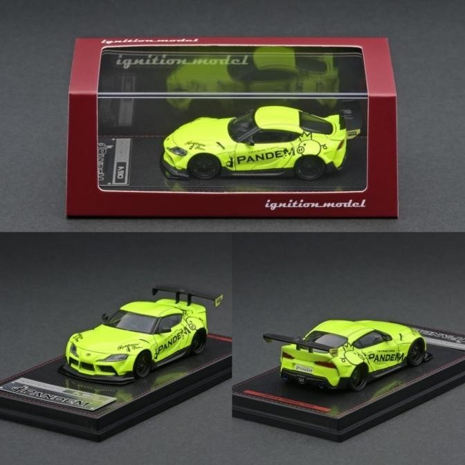 IGNITION MODEL PANDEM SUPRA (A90) YELLOW GREEN - IG-2337