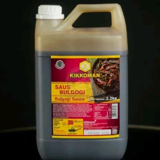 

Saus Bulgogi kikkoman sauce Halal 2,2lt GT