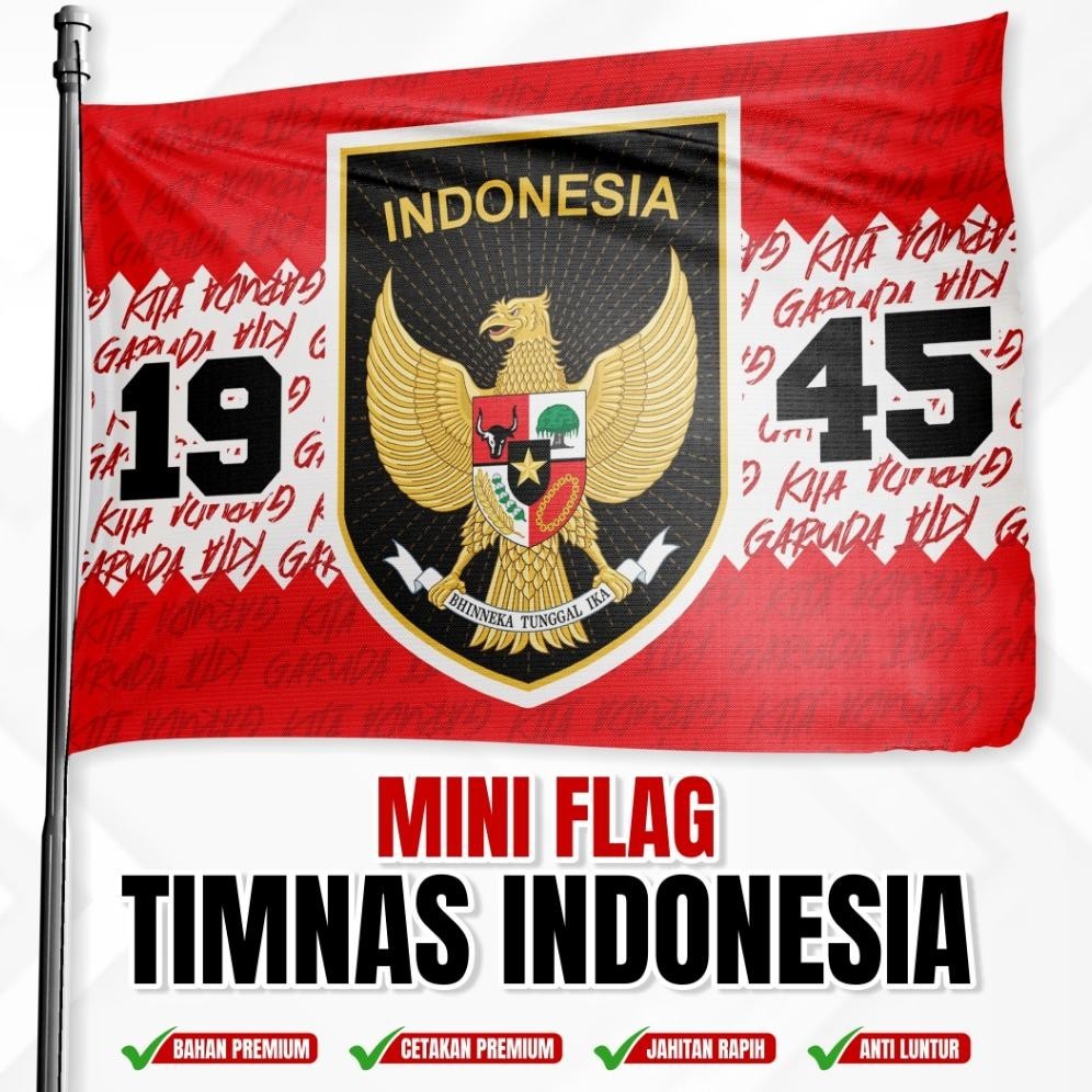 GH BENDERA TIMAS INDONESIA TIMNAS GARUDA ULTRAS GARUDA MURAH MERIAH + FREE STIKER TERLARIS