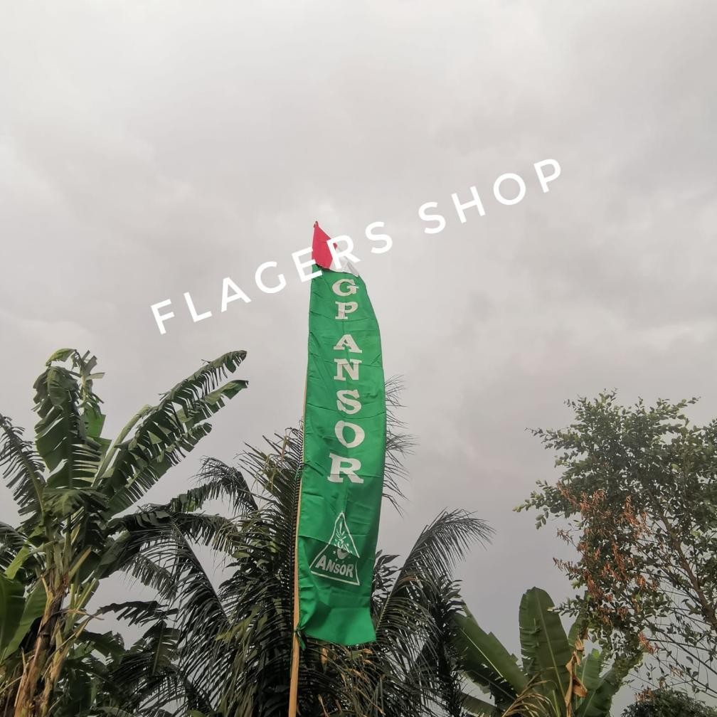 GH Bendera Umbul Umbul GP Ansor 3 Meter TERLARIS