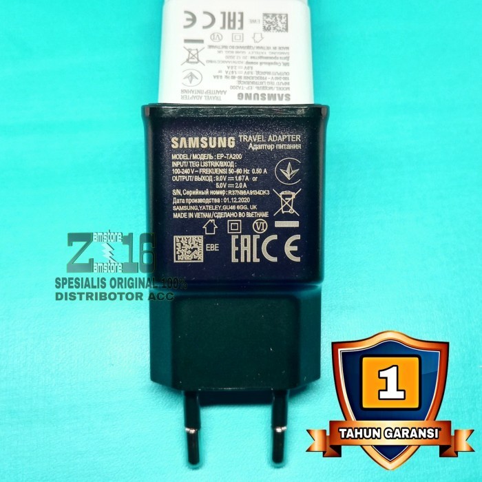 Head Kepala Batok Charger Adaptor Samsung A20 A22 A30 A31 A32 A51 Ori