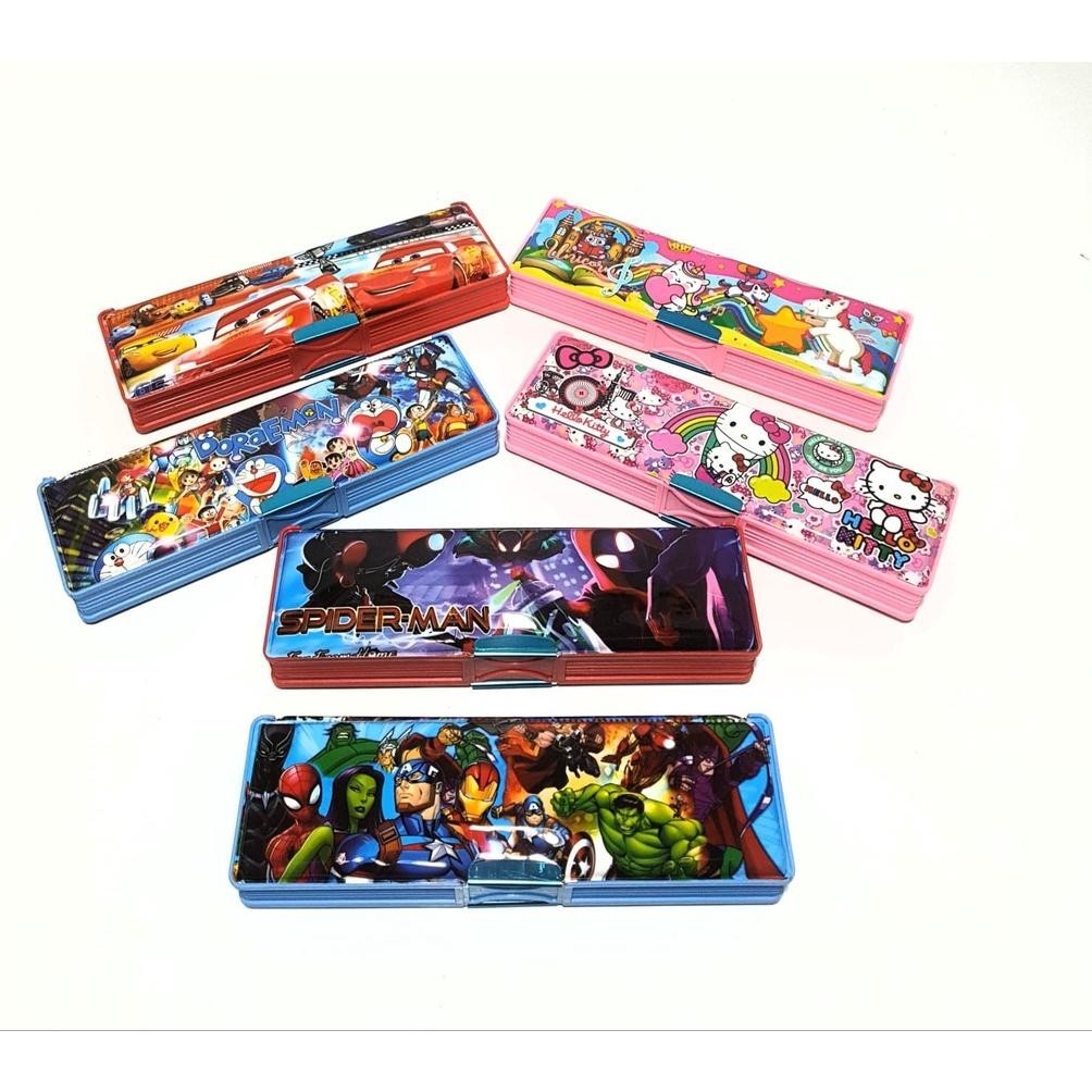 

re-65 Harga Grosir (1Lusin /12pcs ) Kotak Pensil Motif CC-7807 Dan B-1230 Murah