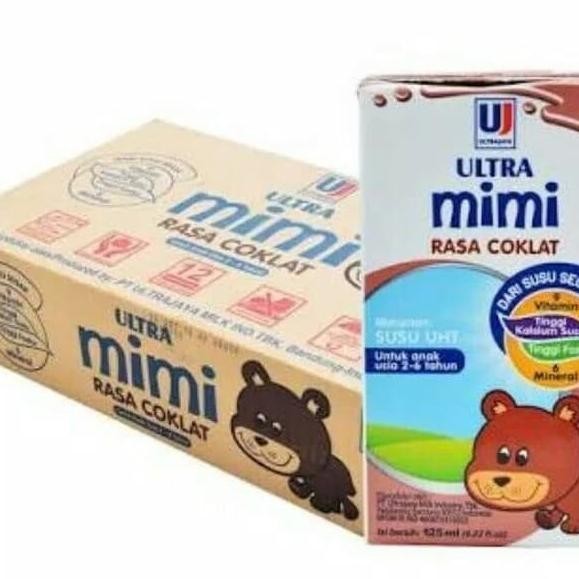 

Susu UHT ultra mimi kids 125 ml| rasa coklat | Isi 40 pcs TS