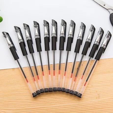 TERLARIS Pulpen Gel 0,5mm Pena Perlengkapan Sekolah Pulpen Gel Lancip