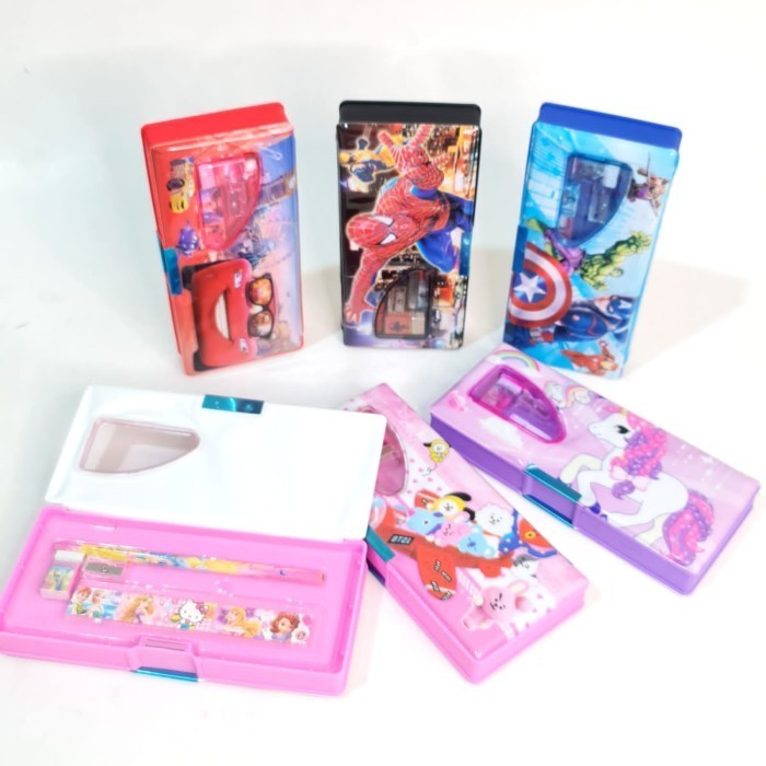 

TERLARIS SOS Kotak Pensil Magnet 10x22 Set Tipe C/Pencil Case/Tepak