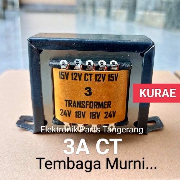 Berkualitas Trafo 3A Ct Tembaga Murni Travo 3A Ct Trafo 3Ampere Ct Trafo 3 Ampere Termurah