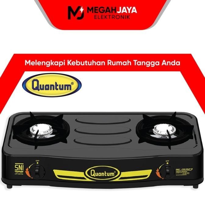 QUANTUM KOMPOR QGC-201DMPB / QGC 201DMPB (2 TUNGKU) GARANSI RESMI