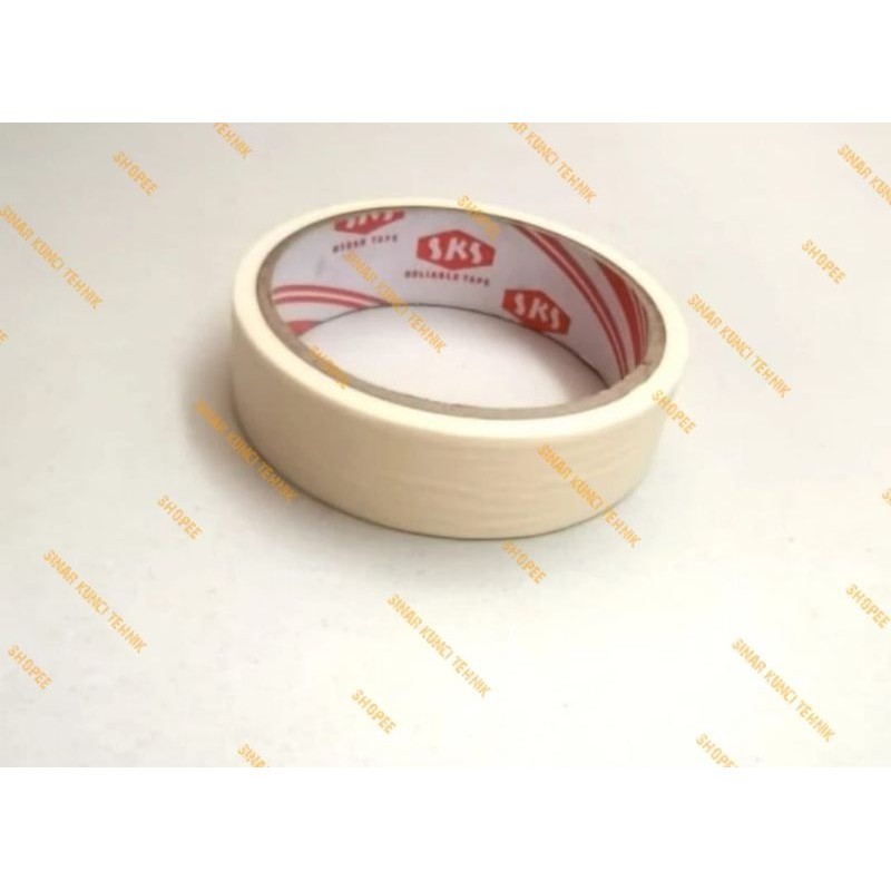 

Lem Kertas SKS 1" inch / Masking Tape 24mm / Solatip Kertas 1" SKS