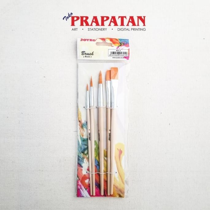 

Kuas Joyko BR-8 / Joyko Round Brush / Kuas Lukis Joyko Set 5