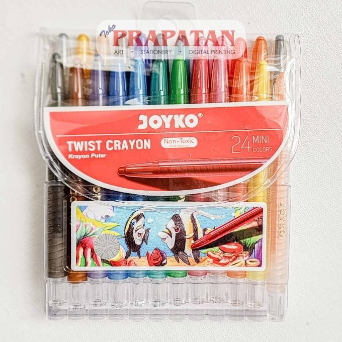 

Titi Twist Crayons 24 warna / Krayon Putar Titi Panjang