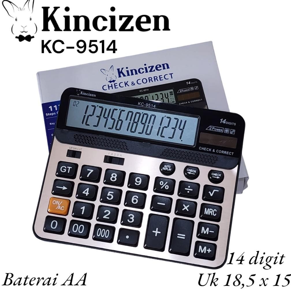 

Am67 KALKULATOR DAGANG CT 9514 CT-9514 KALKULATOR DAGANG BESAR SUPER ENAK 2 POWER KALKULATOR CITIZ Hemat