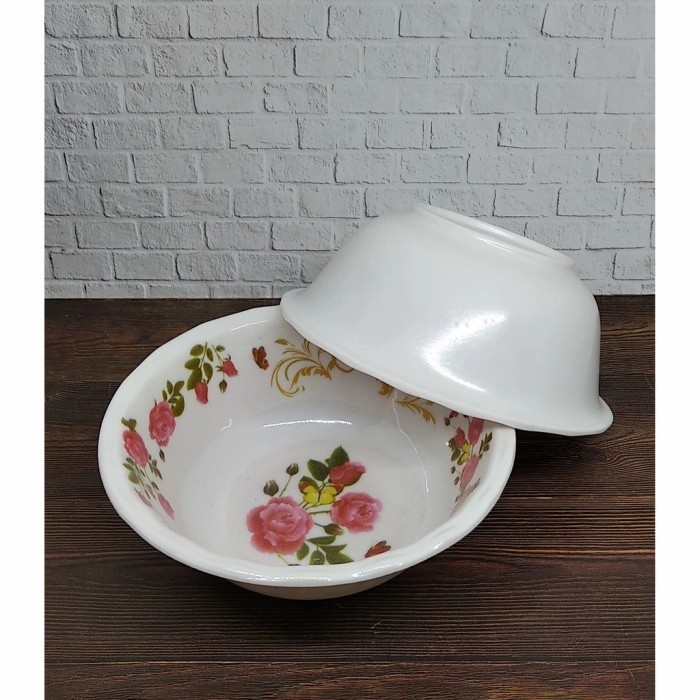 Mangkok Sambal Neising 1 Lusin Mangkok Kecil Melamin Motif Bunga