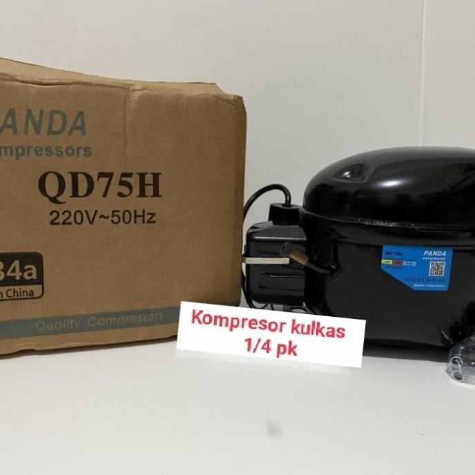 Tersedia Kompresor Kulkas Panda 1/4 Pk Qd 75 H