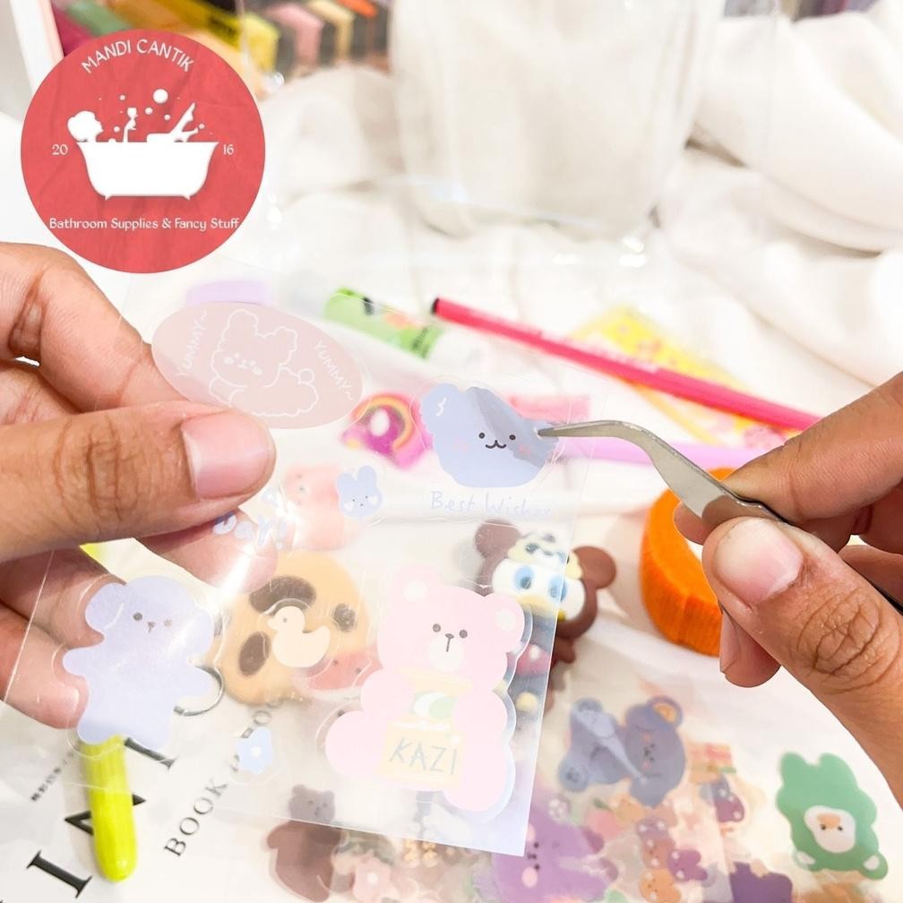 

gd-12 Pouch Set alat tulis sticker pensil gantungan kunci pulpen pena pensil penggaris sekolah sticky notes penjepit sticker cutter mini finger protector Berkualitas