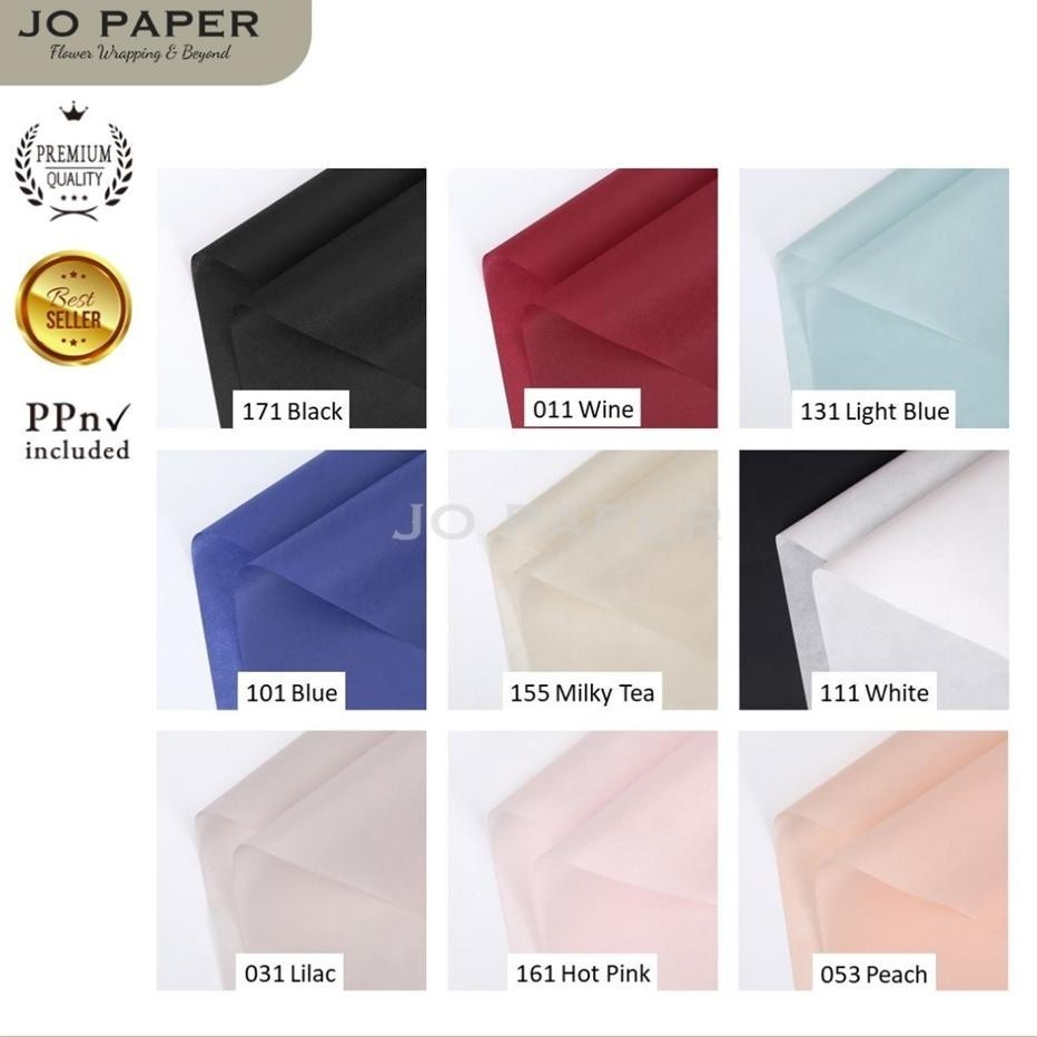 

[5 Lembar] Kain Spunbond Premium Flower Wrapping Paper Kertas Buket Bunga Florist (Promo)