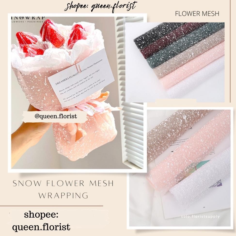 

Snow Tile Lembaran Kain Tile Salju Per Potongan Kain Pembungkus Buket Bunga Flower Wrapping Tile Salju Wrapping Buket (Lembaran) Wrapping Jala Salju / Jaring Salju / Jala Salju Kain Tile Salju / Snowy Wrapping Paper / Snowflake Polymesh (Promo)