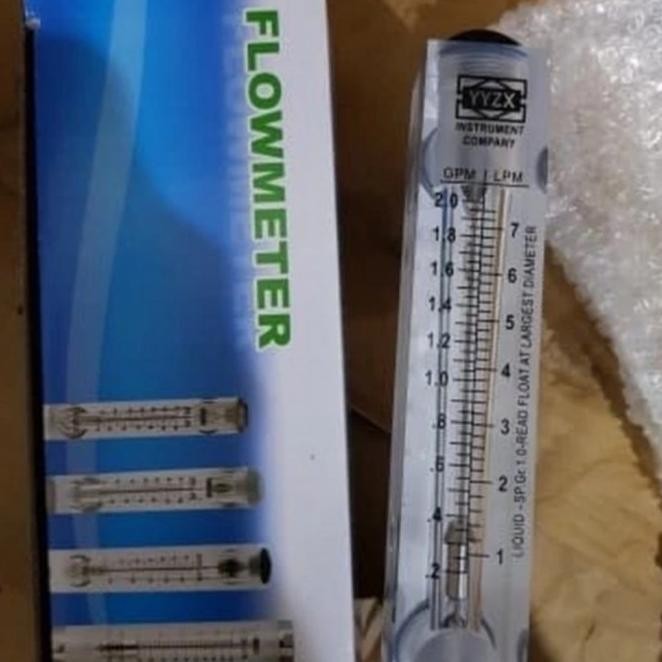 Flowmeter 2 Gpm / 7 Lpm Rotameter Rotameter Air Dan Angin