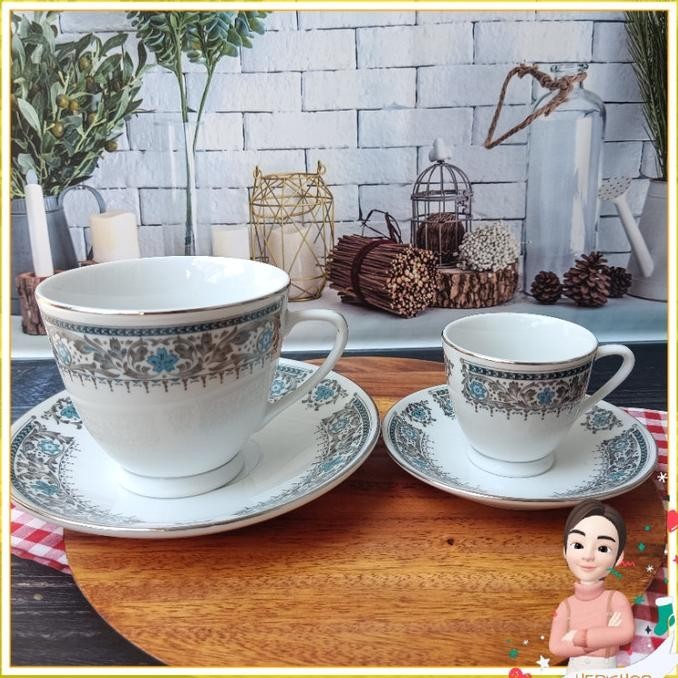 Hadaru Cup Antik Kopi dan Teh Cangkir Kopi