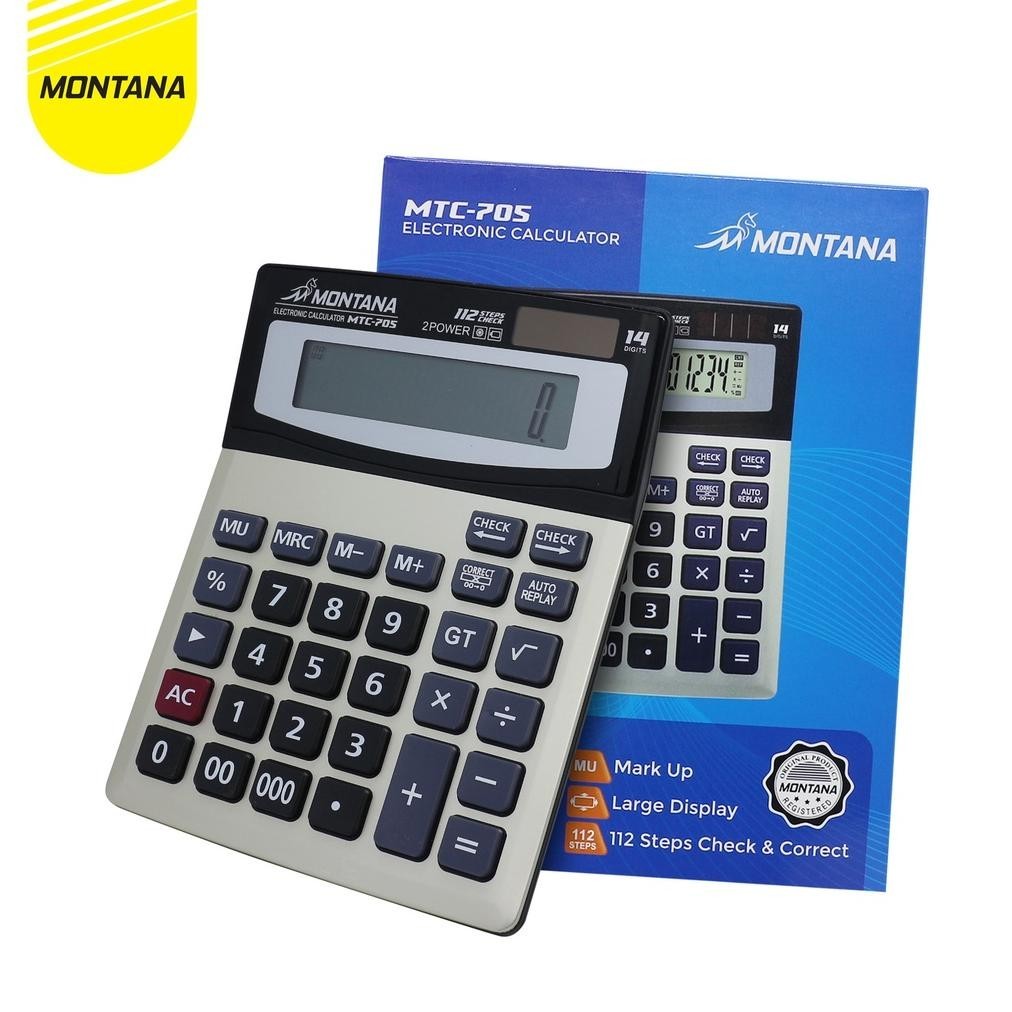 

Premium Montana Calculator / Kalkulator Montana Mtc 705 / 14 Digits Viral