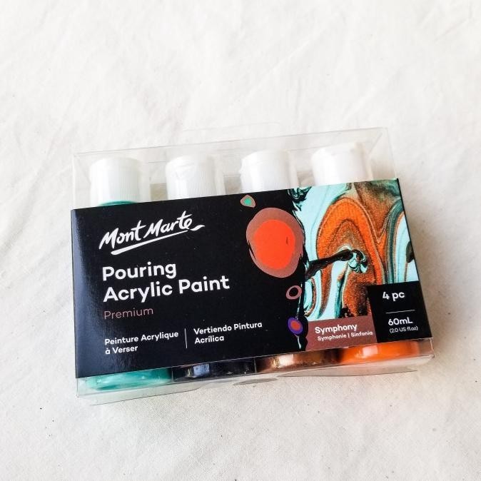 

Cat Akrilik Mont Marte Pouring Set 4x60ml | Pouring Acrylic Set