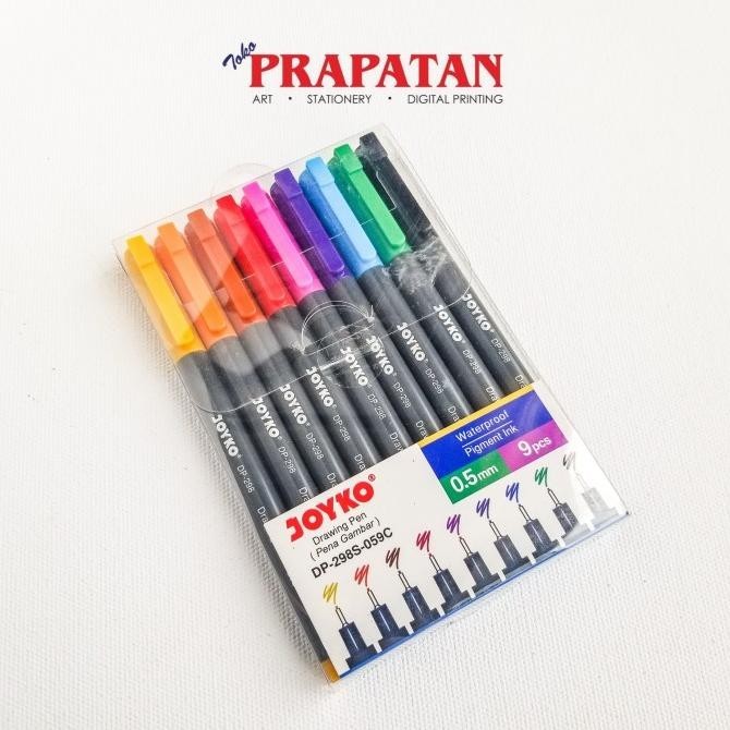 

Joyko Drawing Pen 0.5mm 9 pcs DP-298S-059C