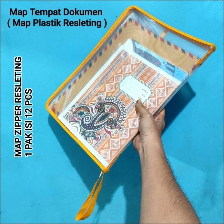 

masih promoo 1 pak map zipper resleting plastik ( 4 pilihan warna )