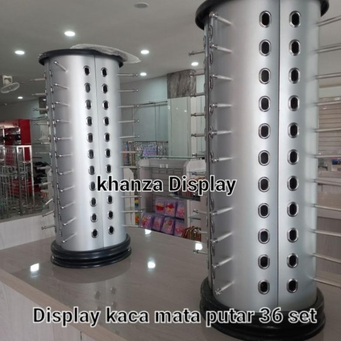 +%+%+%] DISPLAY RAK KACA MATA BULAT 36 SET PAJANGAN KACA MATA PUTAR BEST