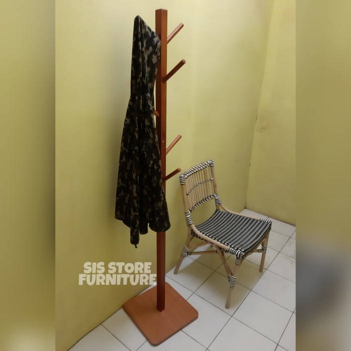 Twi Stand Hanger Kayu / Stand Hanger / Gantungan Baju / Gantungan Baju