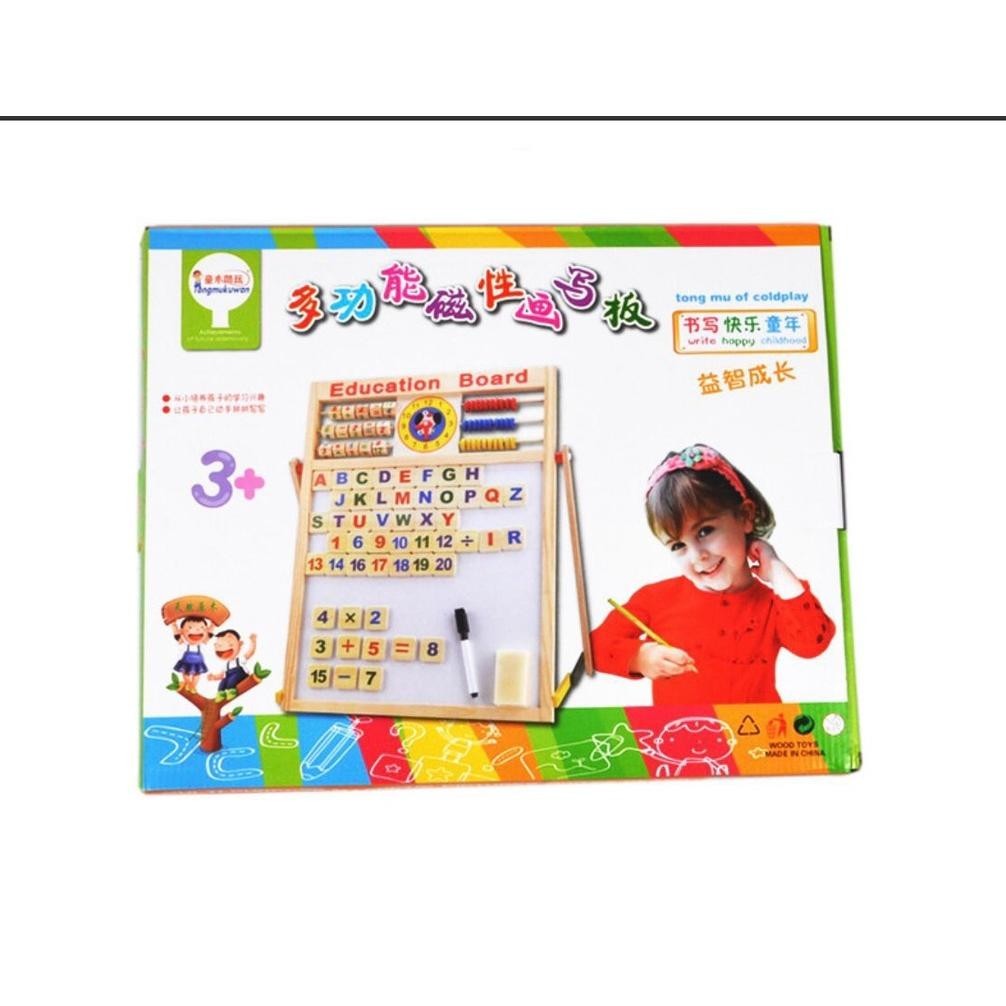 

Ukd-23 Mainan Uk Small 2In1 Education Board - ( Black Dan Whiteboard ) Papan Tulis Belajar / Menggambar / Berhitung Anak Dengan Sempoa Berhitung ( Tk88 ) Model Berdiri Kecil/Papan Tulis Magnet Puzzle Magnet Puzzle Gratis Ongkir