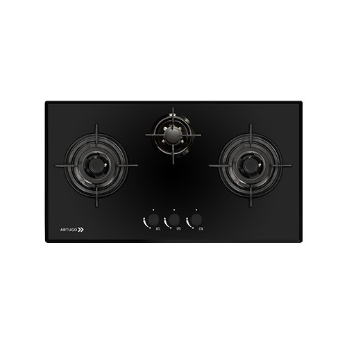 <<<<<] ARTUGO BUILT IN HOB AH 3933 CB KOMPOR TANAM 3 TUNGKU