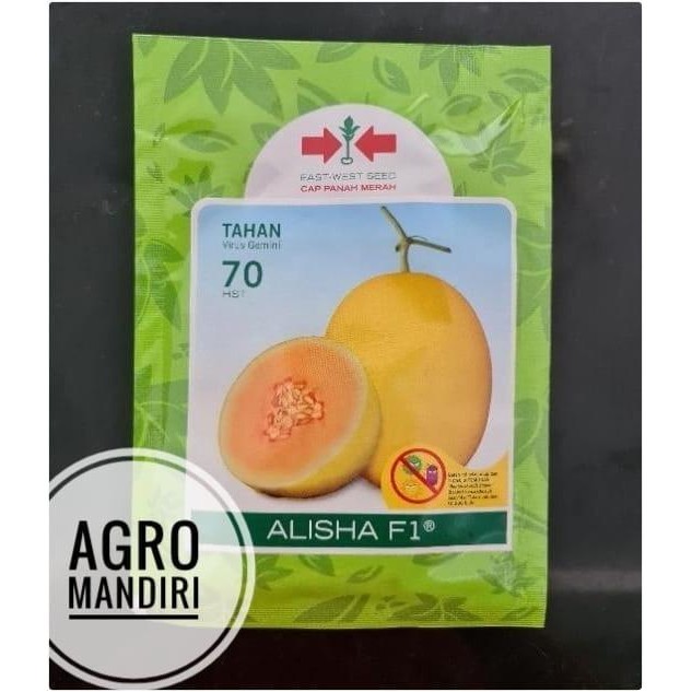 Isi 100 Butir Bibit Benih Melon Golden Alisha F1 Cap Panah Merah