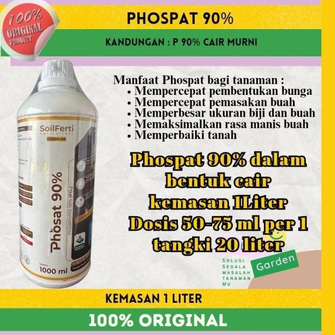 BEBAS ONGKIR - Phospat 90% Kemasan 1 Liter | Pupuk Cair Kandungan Phospat 90% Untuk