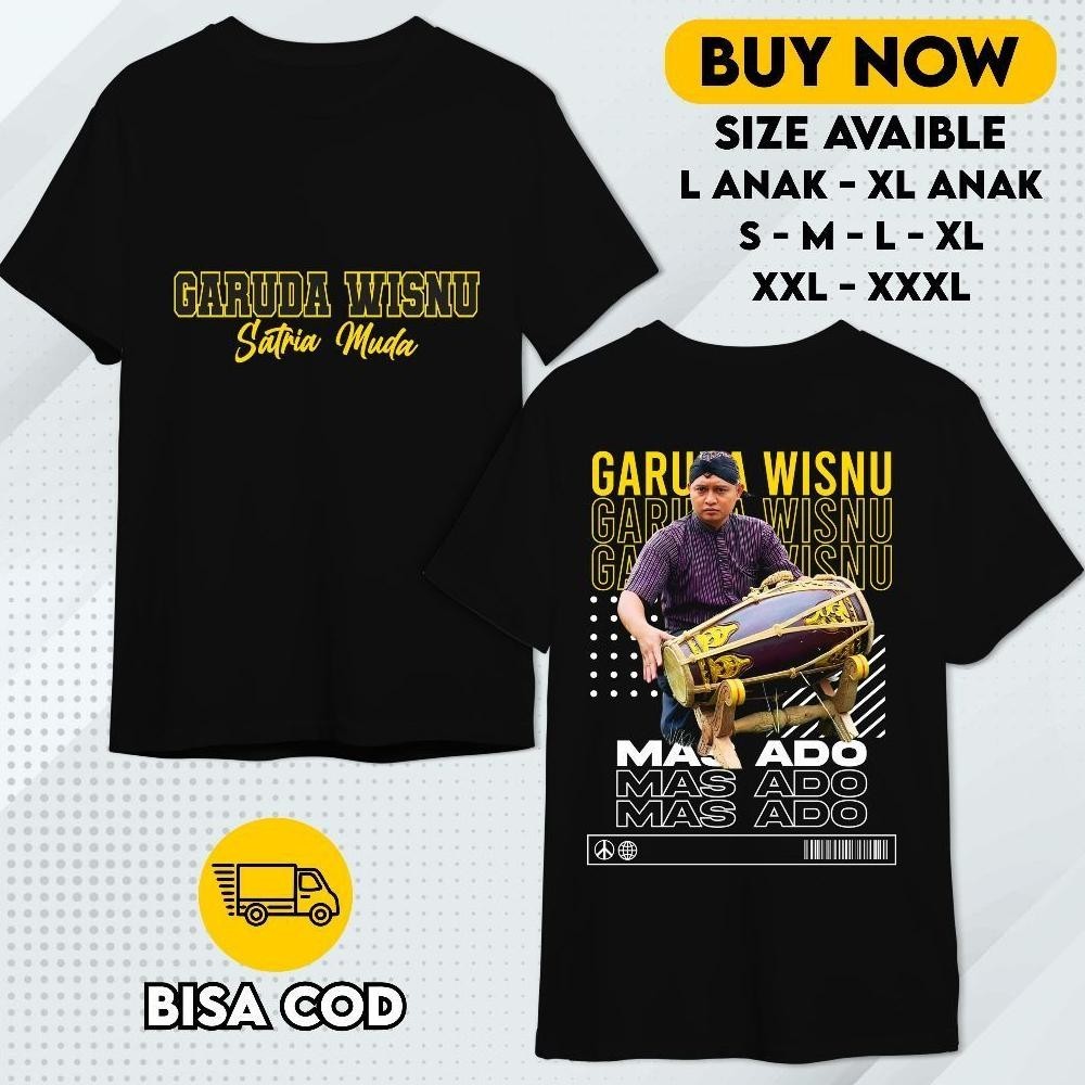 Promo Baju Kaos Fans Mas Ado Garuda Wisnu Satria Muda Premium