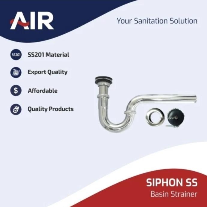 AIR SIFON WASTAFEL STAINLESS STEEL