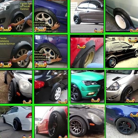 Termurah Fender Lips Universal. Over Fender Universal. Fender Flares.