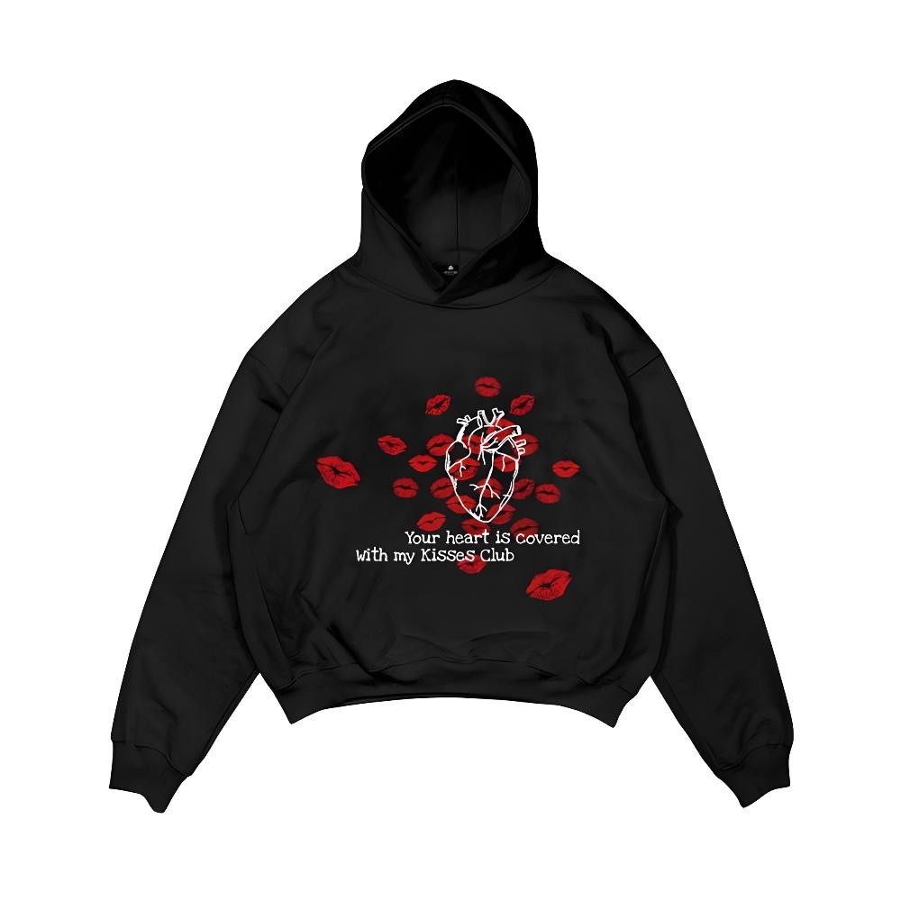 Promo Jacket Hoodie Kisses Heart