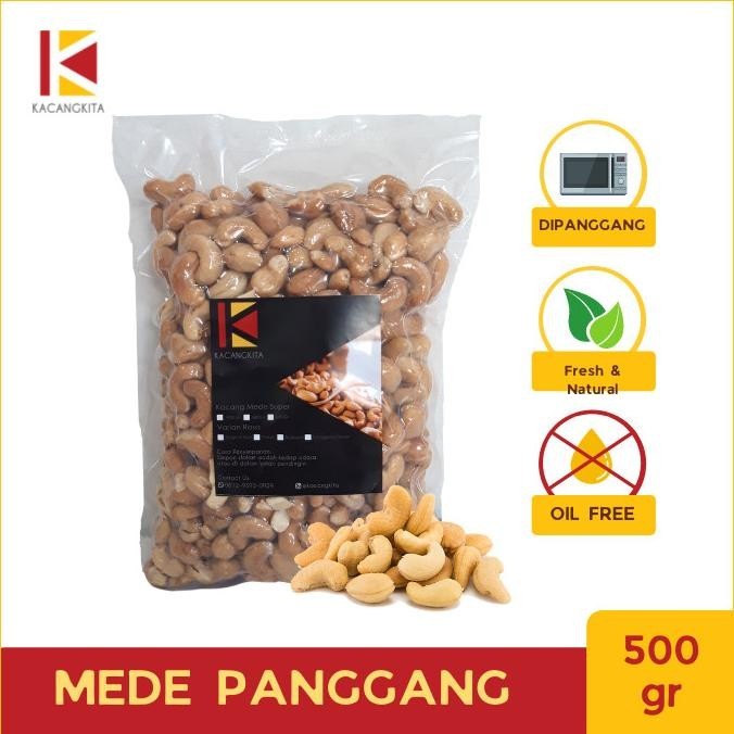

Kacang Mede Panggang Original Tanpa Bumbu 500Gr Revi Staroutlet