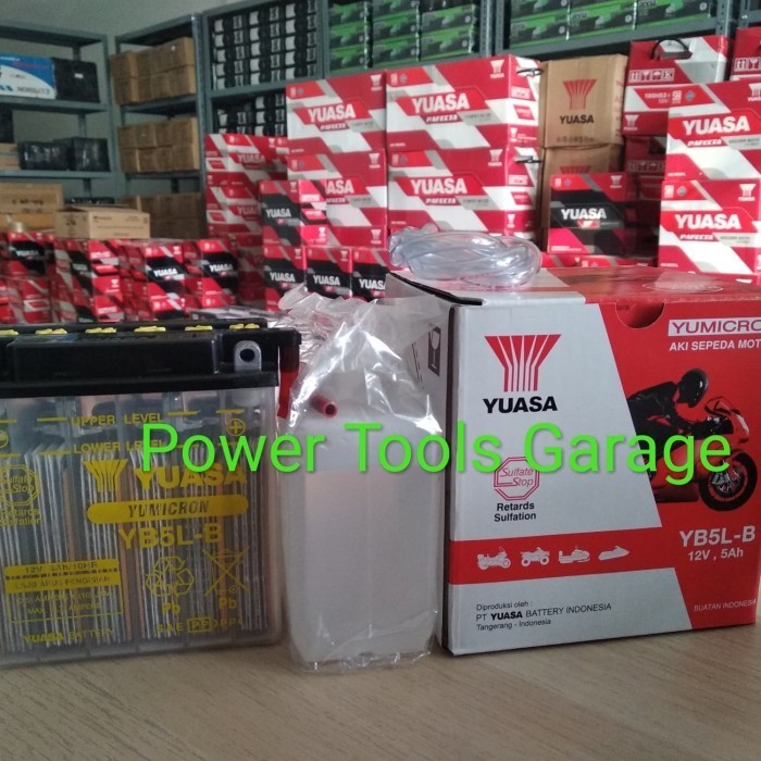 Aki Motor Yamaha Jupiter Mx,Mio Sporty,Vega Aki Basah Yuasa Yb5L-B