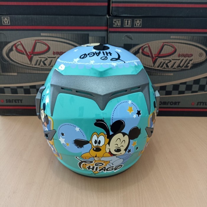 Helm Motor Sni Anak Remaja Wanita Virtue Ciago Original 100%