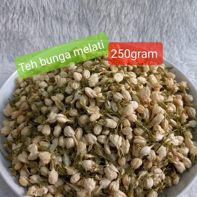 

Teh Bunga Melati Kering 250Gram/ Jasmine Flower Tea/ Dried Jasmine Tea Gemita.Shopstore