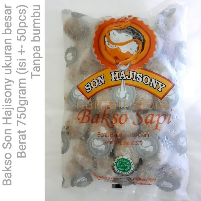 

Bakso Son H. Sony Asli Lampung (Tanpa Bumbu Kuah) Revi Staroutlet