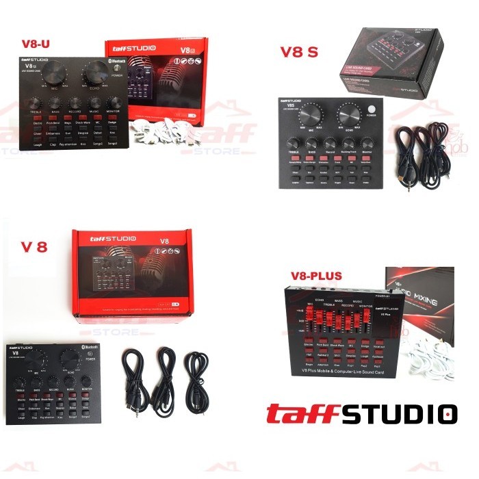 

TaffSTUDIO Soundd V8 S PLUS Audio Microphone BM800 8000 700