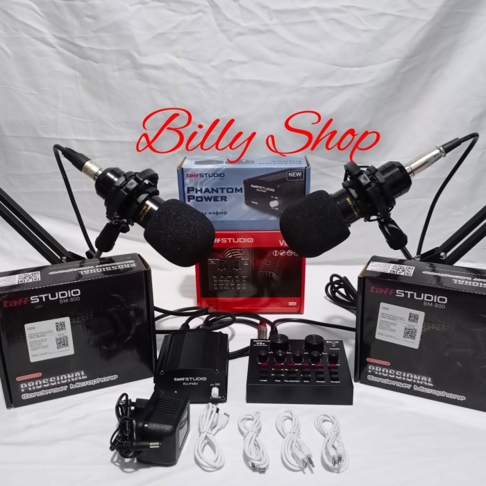 

Paket Soundd TaffStudio 2 Orang BM 800 Plus Headset No Headset