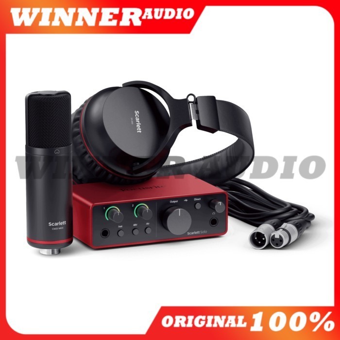 

PAKET RECORDING RITE STUDIO SLETT SOLO 4TH GEN ORIGINAL