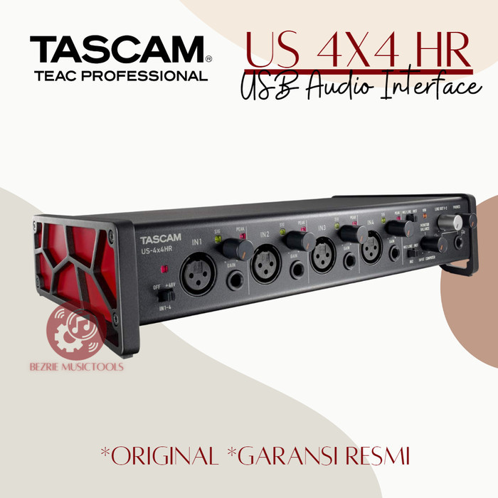 

Tascam Us 4x4HR US4x4HR USB Audio Interface -Resolution Original